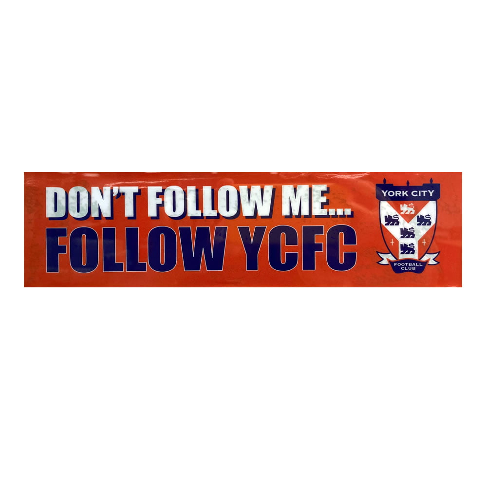 York City FC Car Sticker