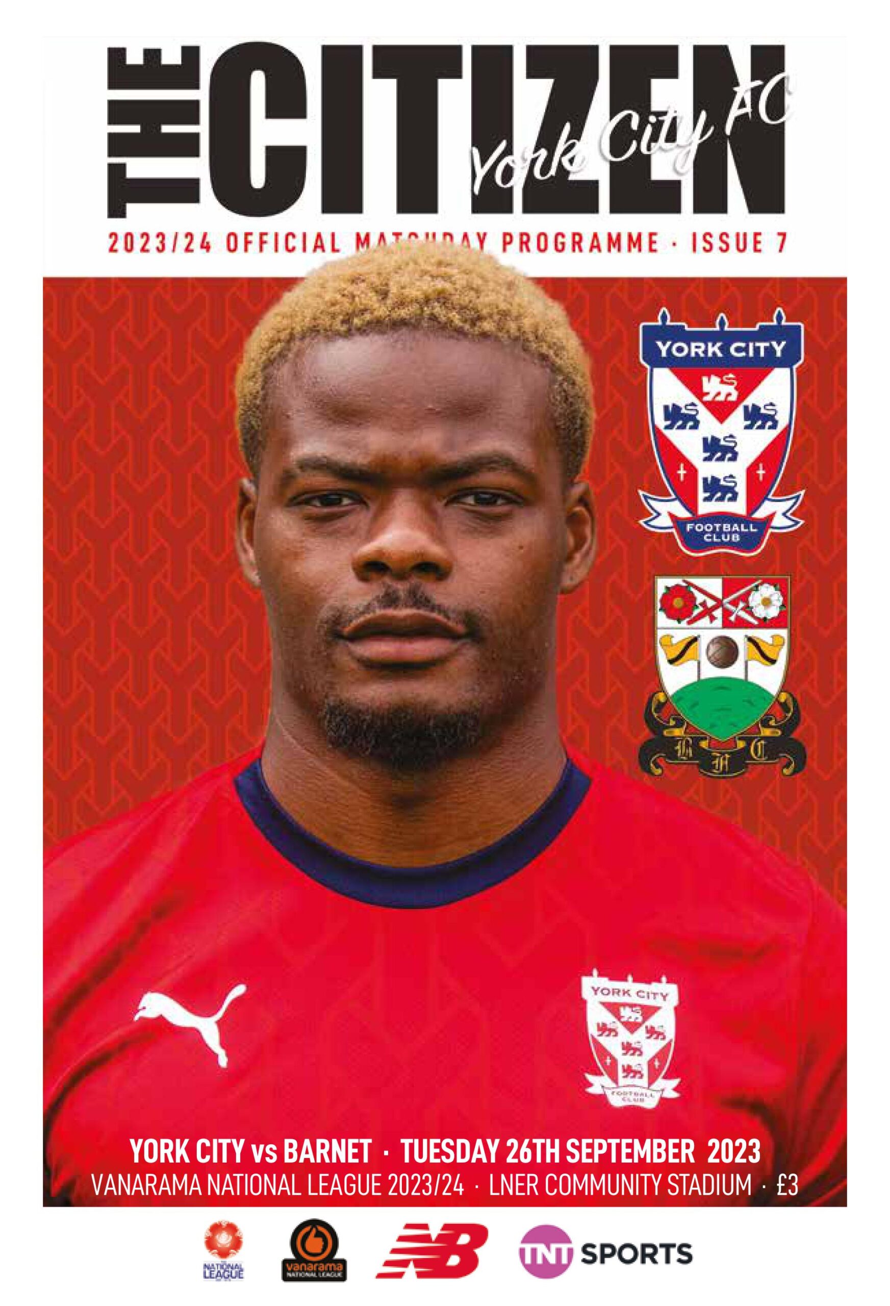 Match Programme: York City vs Barnet | York City Football Club