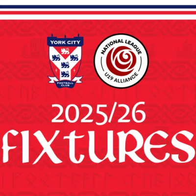 York City U19s' 2025/26 National League U19 Alliance North fixtures confirmed