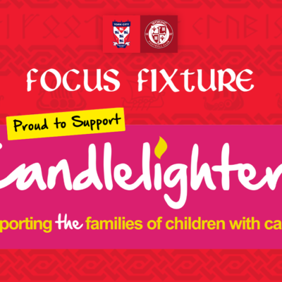 Supporting The Candlelighters Trust at this weekend's fixture against Woking