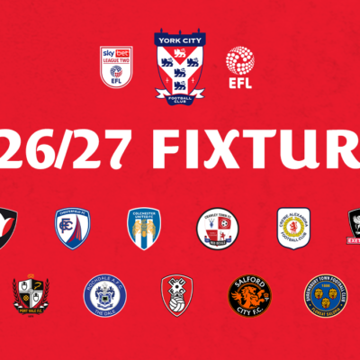 York City's 2026/27 Sky Bet League Two fixtures revealed