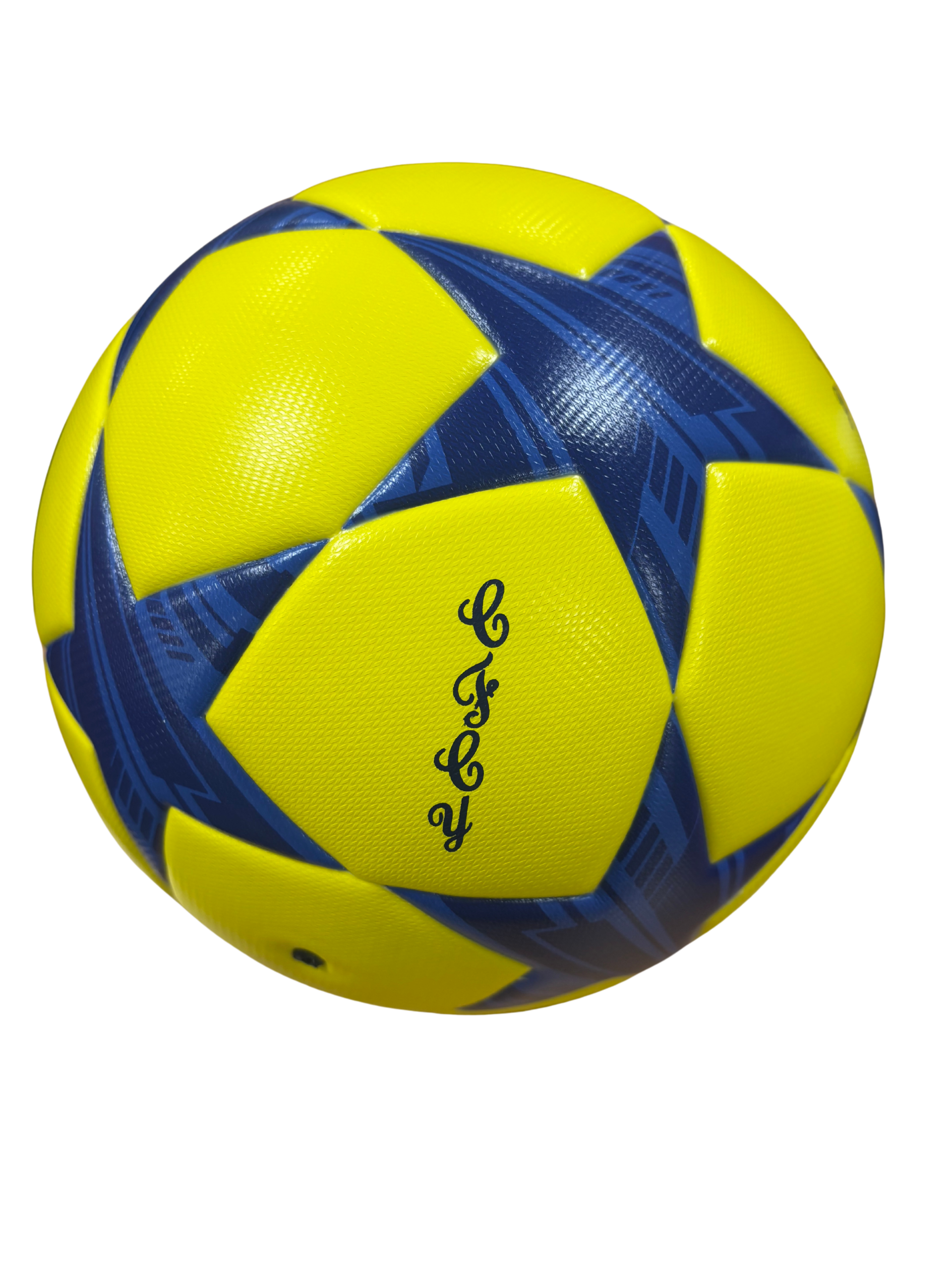 Star Design Football Size 5 Yellow