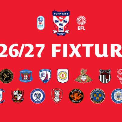 York City U18s' 2026/27 EFL Youth Alliance League fixtures confirmed